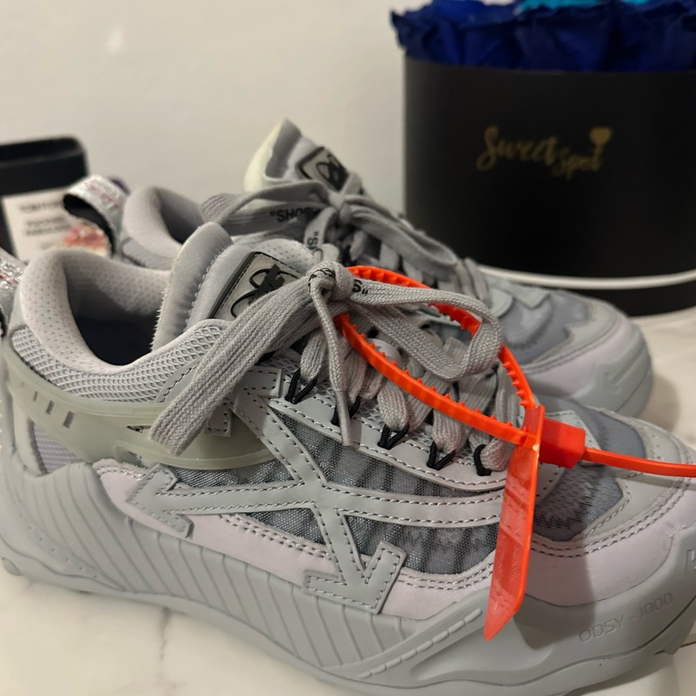 Off white sneakers